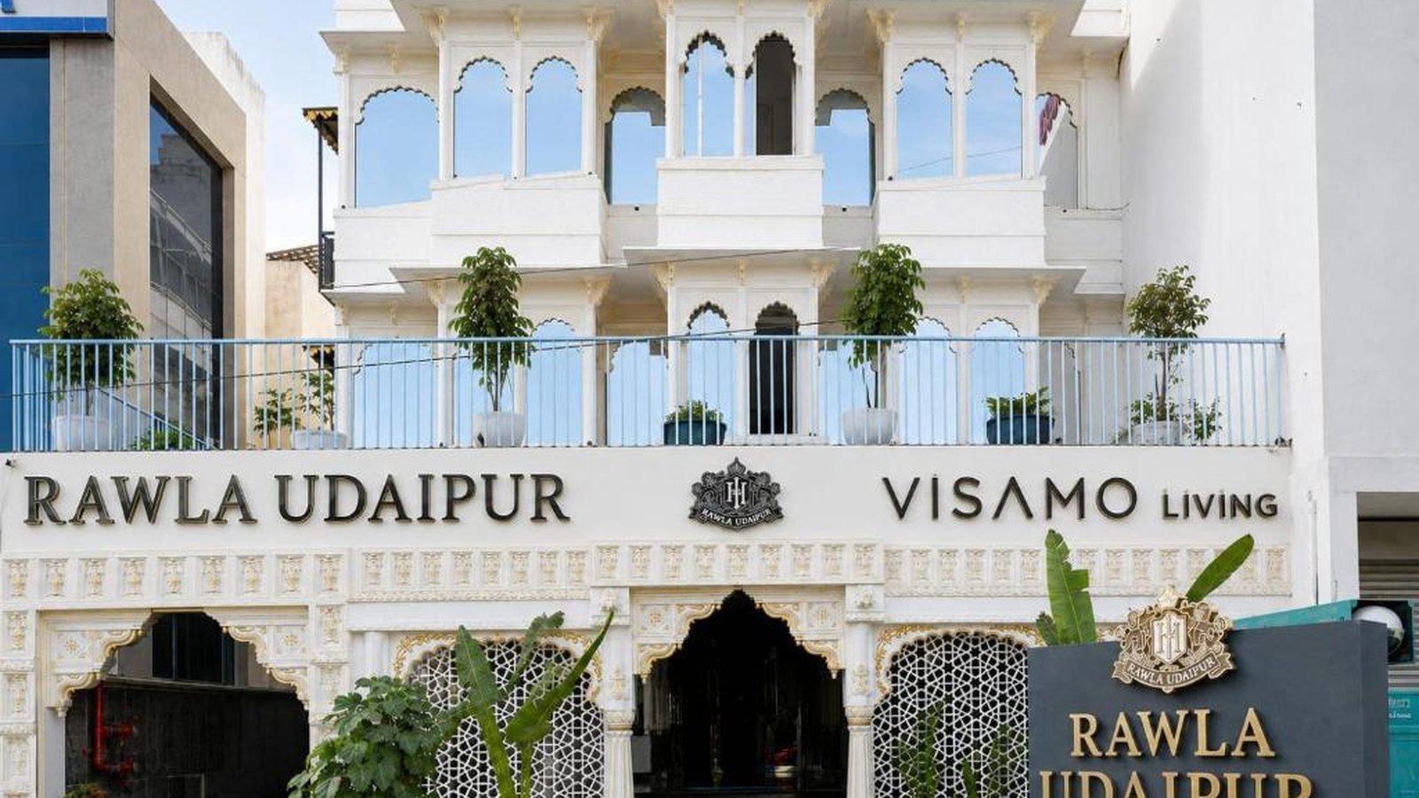 The Rawla Udaipur hotel front on Balicha Road, Udaipur