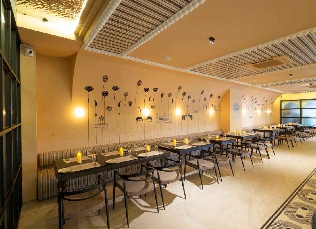 Dining room at Barrio, Rawla Udaipur